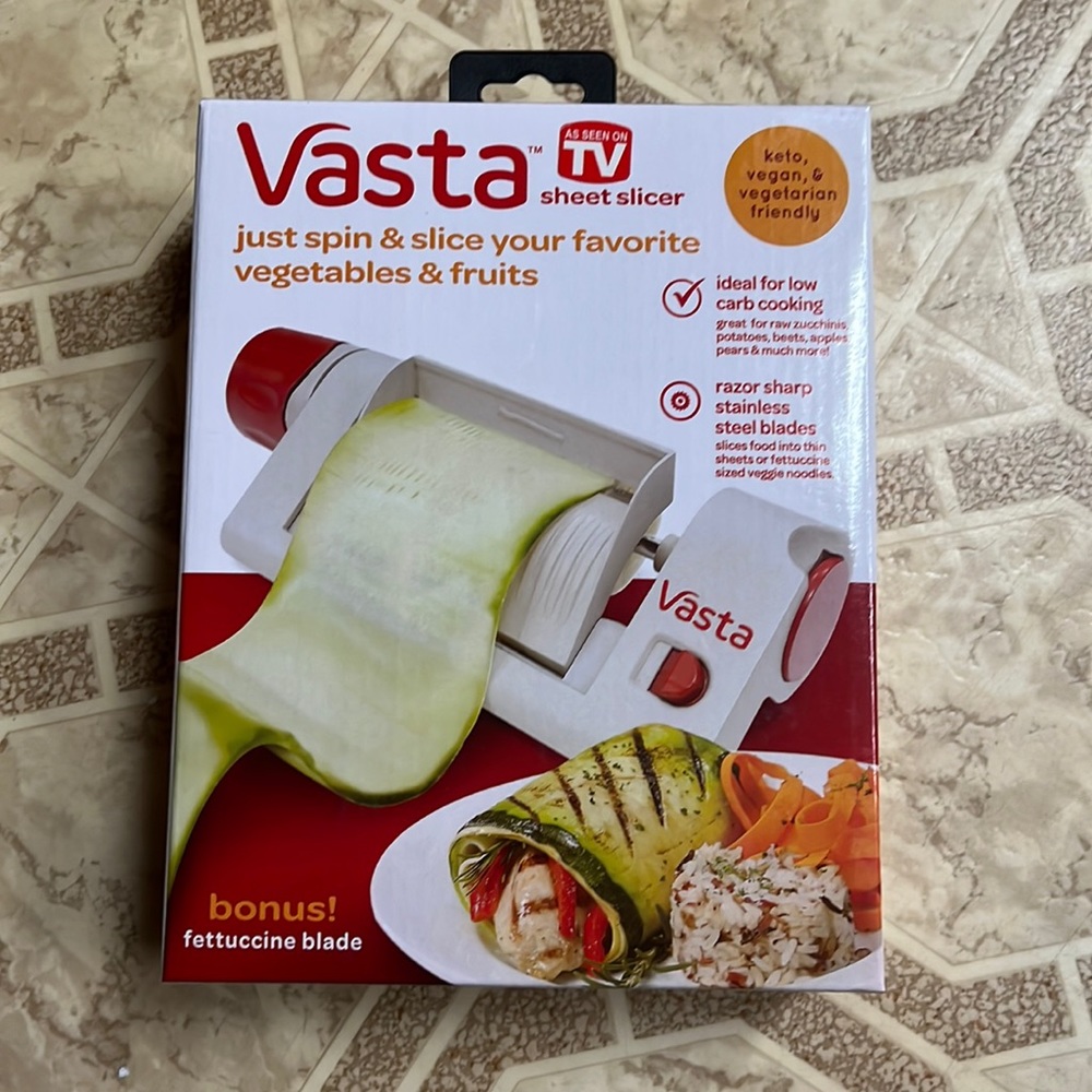 New in box VASTA sheet slicer